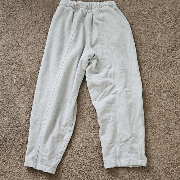 Aerie Seams Right Barrel Leg Sweatpant in Grey Size XS - Picture 4 of 5